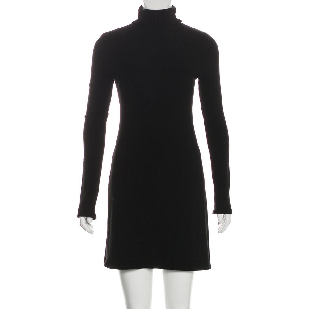 Reformation Black Long Sleeve Dress